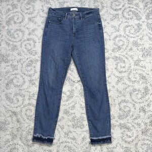 LOFT Curvy Skinny Jeans Women's 27/4 Medium Wash Blue Stretch Denim‎